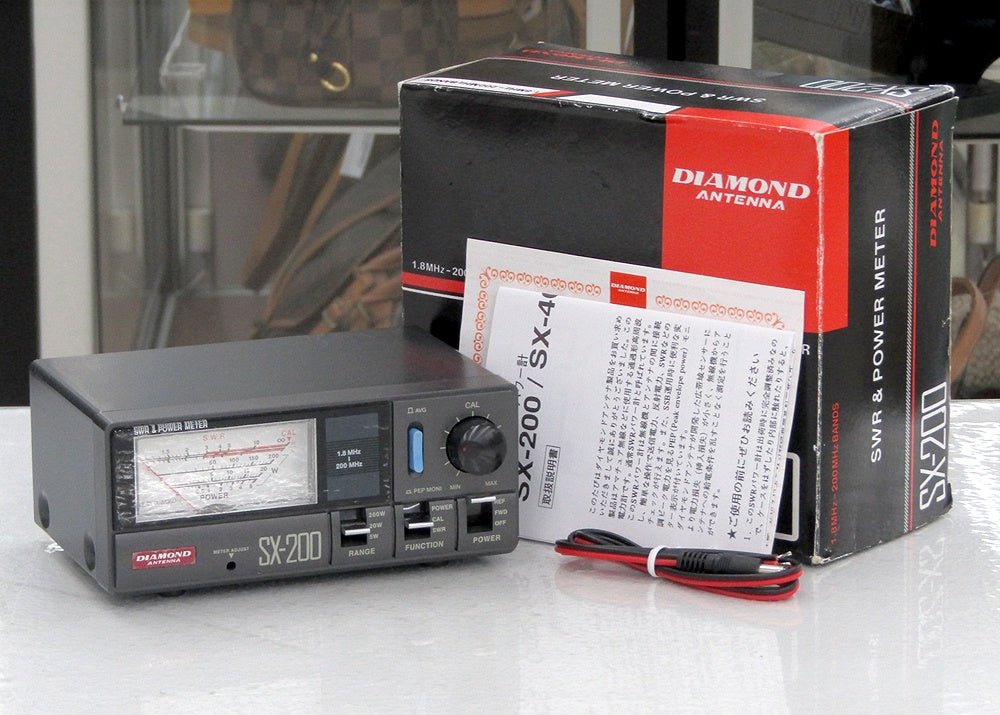 第一電波工業 ダイヤモンドアンテナ SX - 200 1.8~200MHz 通過形SWR・パワー計 パワーメーター - 安心保証・業界最安値の販売 福助